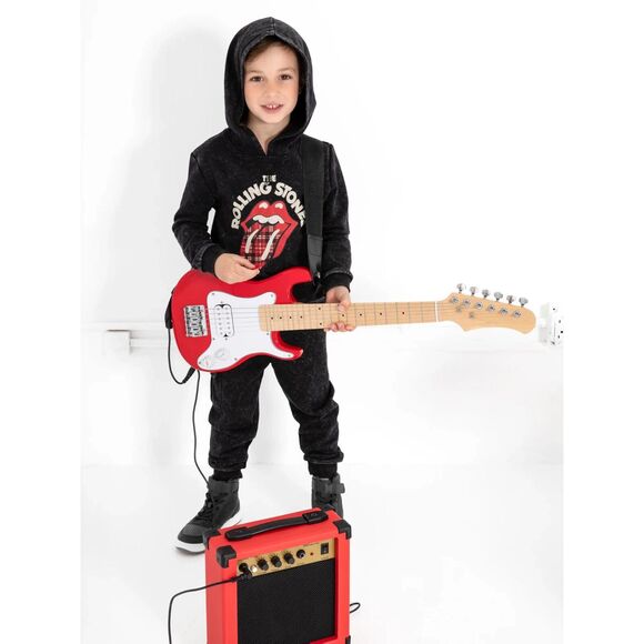 Rolling Stones Unisex Toddler Hoodie & Joggers Set  Size 5T  NWT  Black Graphic - Picture 6 of 8